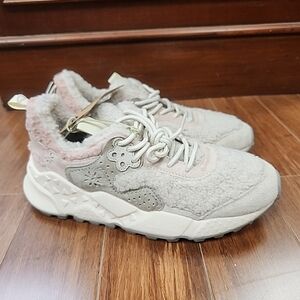 Free People Flower Mountain Kotetsu Woman Off White Pink Teddy Women's NWT